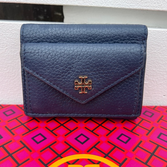 Tory Burch Robinson Mini Flap Wallet Navy Women’s accesories - Picture 3 of 12